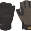 Site 410 Fingerless Performance Gloves Grey / Black Large -Home Tools Sales 2024 122FR P