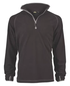Site Beech Microfleece Pullover Black X Large 48" Chest