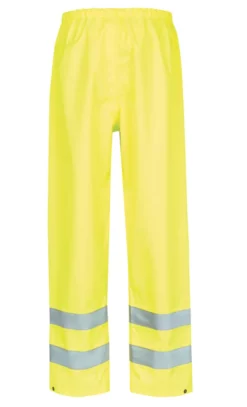 Site Huske Hi-Vis Over Trousers Elasticated Waist Yellow XX Large 28" W 47" L -Home Tools Sales 2024 162XR A2