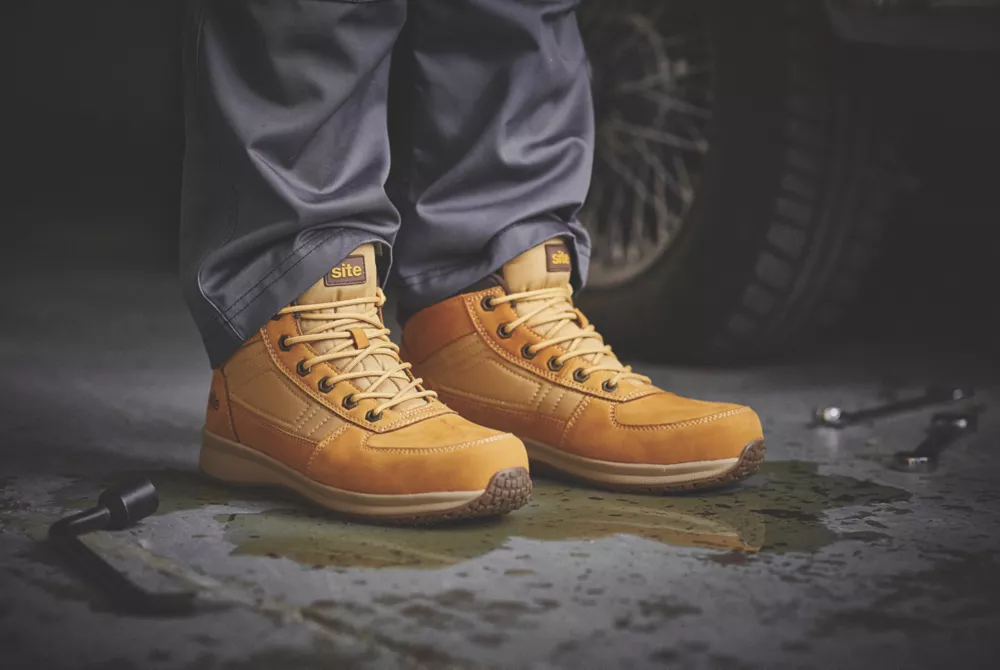 Site Sandstone Safety Trainer Boots Wheat Size 11 4 Site Sandstone Safety Trainer Boots Wheat Size 11 - Image 2