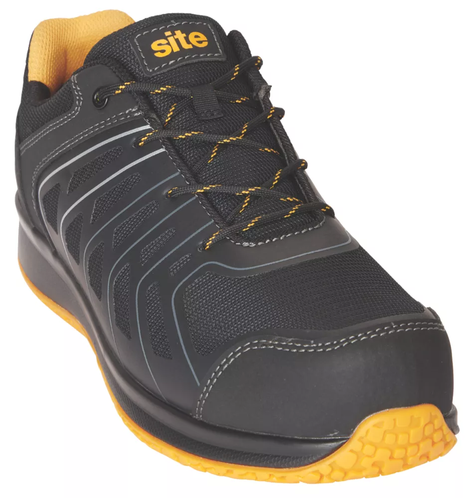 Site Edenite Safety Trainers Black / Grey Size 9 4 Site Edenite Safety Trainers Black / Grey Size 9 - Image 2