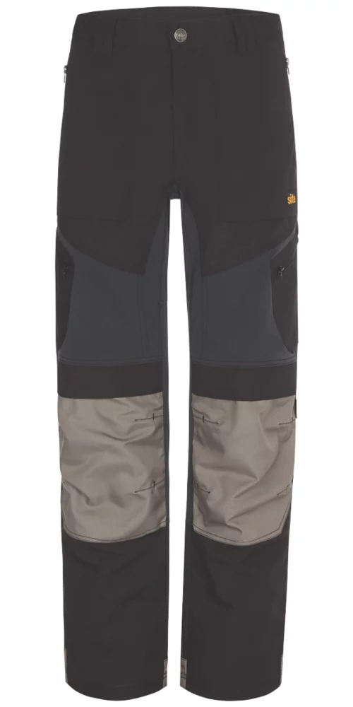 Site Ridgeback Trousers Black & Grey 30" W 32" L 3 Site Ridgeback Trousers Black & Grey 30" W 32" L