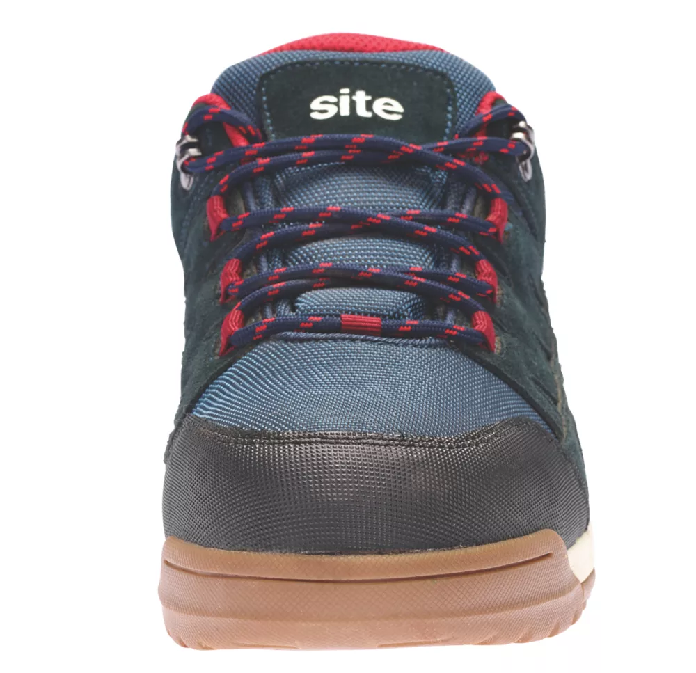 Site Scoria Safety Trainers Navy Blue & Red Size 10 4 Site Scoria Safety Trainers Navy Blue & Red Size 10 - Image 2