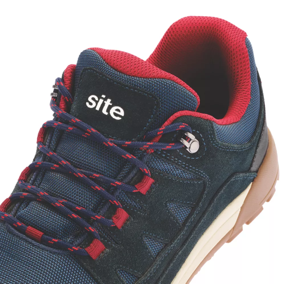 Site Scoria Safety Trainers Navy Blue & Red Size 10 5 Site Scoria Safety Trainers Navy Blue & Red Size 10 - Image 3