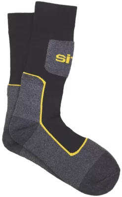 Site Comfort Work Socks Black / Grey Size 7-11