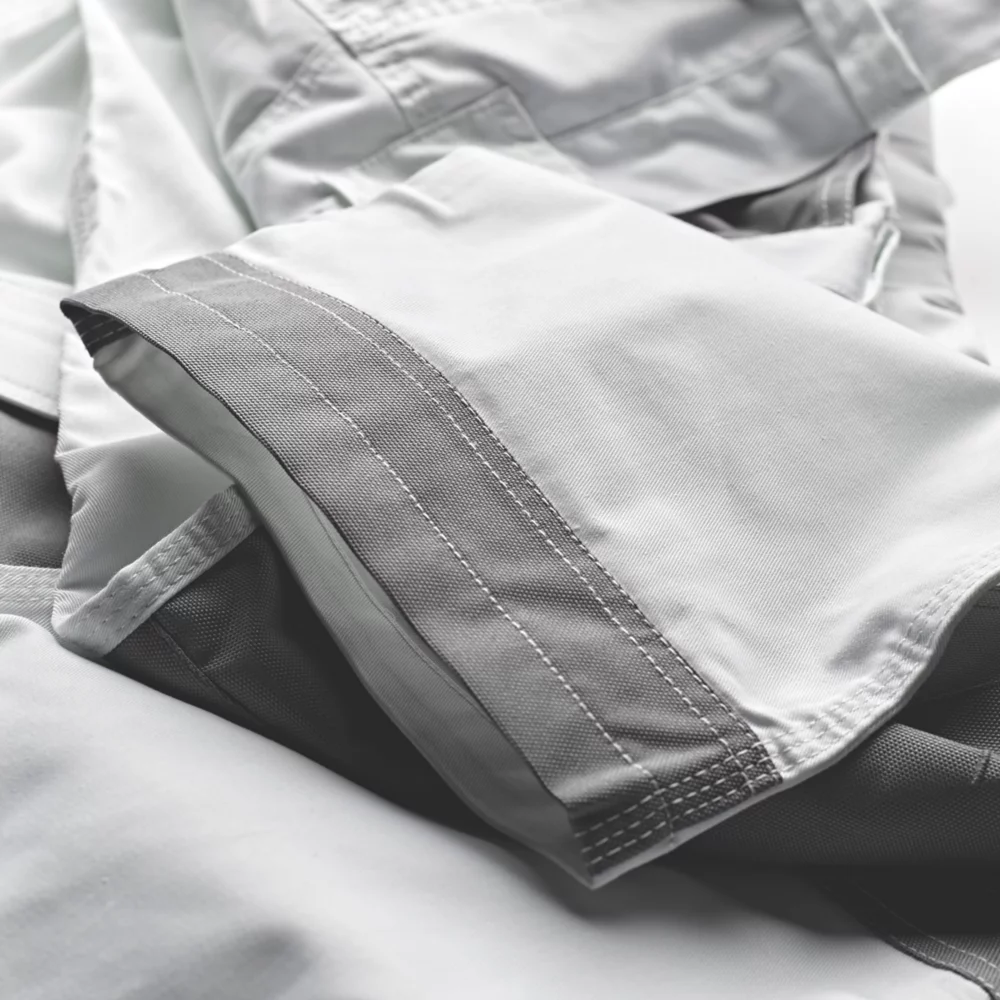 Site Jackal Work Trousers White / Grey 30" W 32" L 9 Site Jackal Work Trousers White / Grey 30" W 32" L - Image 7