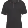 Site Barchan Moisture Wicking Polo Shirt Black Medium 44 1/2" Chest -Home Tools Sales 2024 399FH P