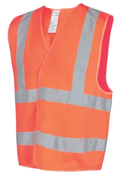 Site Rushton Hi-Vis Waistcoat Orange XX Large / XXX Large 52" Chest