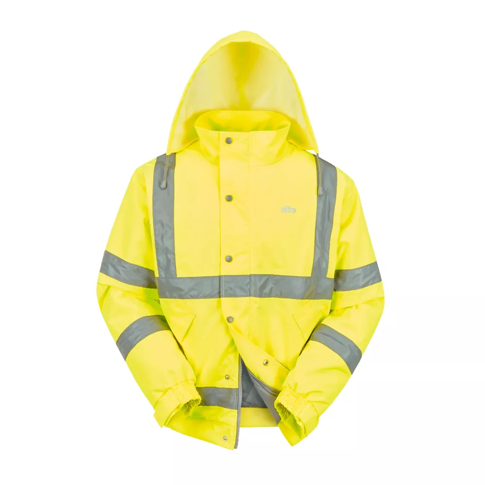 Site Battell Hi-Vis Pilot Jacket Yellow Large 52" Chest 4 Site Battell Hi-Vis Pilot Jacket Yellow Large 52" Chest - Image 2