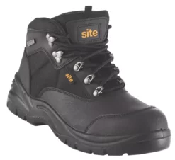 Site Onyx Safety Boots Black Size 8