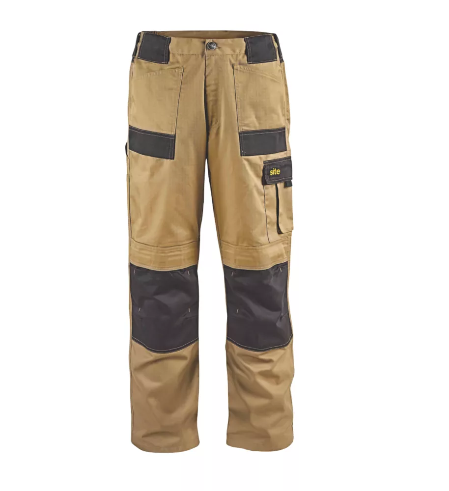 Site Pointer Work Trousers Stone / Black 38" W 32" L 8 Site Pointer Work Trousers Stone / Black 38" W 32" L - Image 6