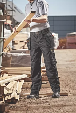 Site Fox Trousers Black 30" W 32" L -Home Tools Sales 2024 5465V A2