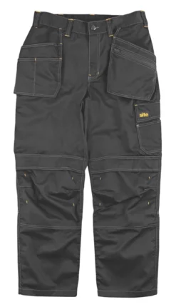 Site Fox Trousers Black 30" W 32" L