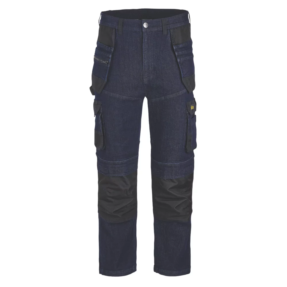 Site Havaness Jeans Indigo Denim 30" W 32" L 4 Site Havaness Jeans Indigo Denim 30" W 32" L - Image 2