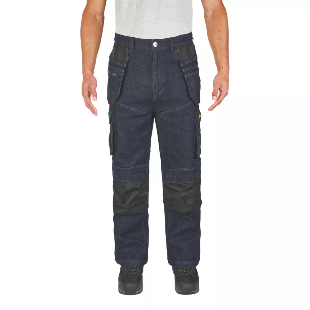 Site Havaness Jeans Indigo Denim 30" W 32" L 5 Site Havaness Jeans Indigo Denim 30" W 32" L - Image 3