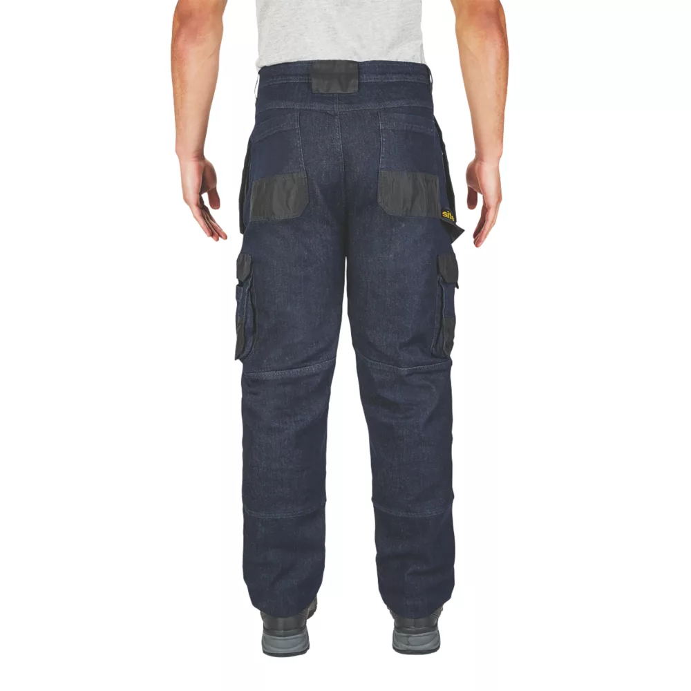 Site Havaness Jeans Indigo Denim 30" W 32" L 6 Site Havaness Jeans Indigo Denim 30" W 32" L - Image 4