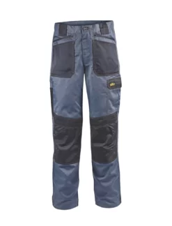 Site Harrier Work Trousers Grey / Black 30" W 32" L -Home Tools Sales 2024 5582P A4