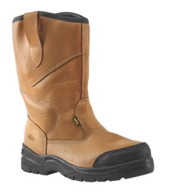 Site Gravel Safety Rigger Boots Tan Size 7
