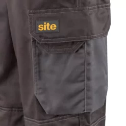 Site Coppell Holster Pocket Trousers Black / Grey 34" W 32" L -Home Tools Sales 2024 577XR A7