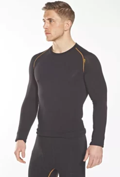 Site ACS23 Long Sleeve Base Layer Top Black Medium 38" Chest -Home Tools Sales 2024 5828H A7