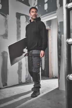 Site Jackal Work Trousers Grey / Black 32" W 30" L -Home Tools Sales 2024 5914V A7