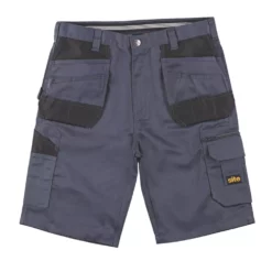 Site Jackal Multi-Pocket Shorts Grey / Black 34" W