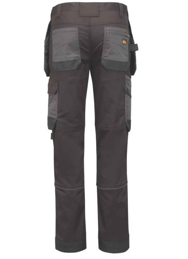 Site Bolden Stretch Holster Pocket Trousers Grey / Black 32" W 32" L 4 Site Bolden Stretch Holster Pocket Trousers Grey / Black 32" W 32" L - Image 2
