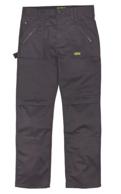 Site Beagle Trousers Black 40" W 32" L