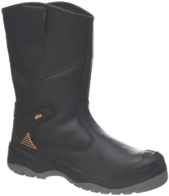 Site Hydroguard Safety Rigger Boots Black Size 7