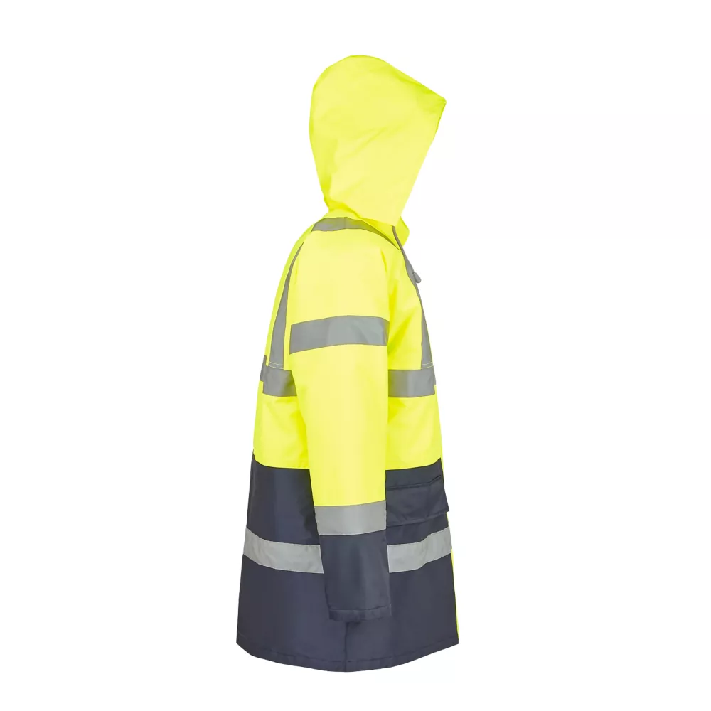 Site Shackley Hi-Vis Traffic Jacket Yellow/Navy Large 54" Chest 6 Site Shackley Hi-Vis Traffic Jacket Yellow/Navy Large 54" Chest - Image 4