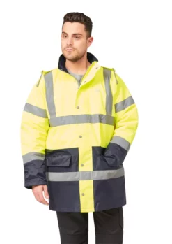 Site Shackley Hi-Vis Traffic Jacket Yellow/Navy Large 54" Chest 15 Site Shackley Hi-Vis Traffic Jacket Yellow/Navy Large 54" Chest -Home Tools Sales 2024 666XR A5