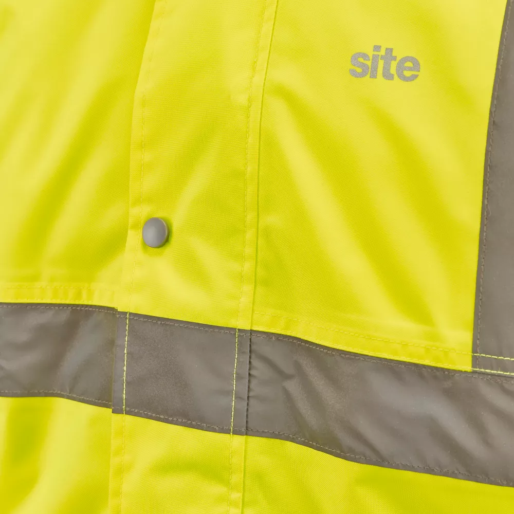 Site Shackley Hi-Vis Traffic Jacket Yellow/Navy Large 54" Chest 10 Site Shackley Hi-Vis Traffic Jacket Yellow/Navy Large 54" Chest - Image 8
