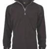 Site Beech Microfleece Pullover Black Medium 43" Chest