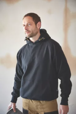 Site Alder Hooded Sweatshirt Black X Large 44" Chest -Home Tools Sales 2024 6870P A4