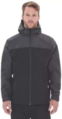 Site Ninebark Waterproof Jacket Grey / Black Large 41" Chest -Home Tools Sales 2024 695FH A4