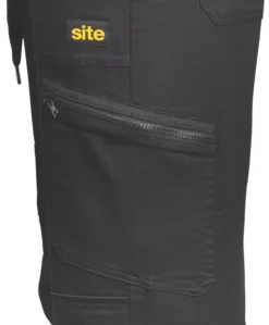 Site Tesem Multi-Pocket Work Trousers Black 32" W 32" L -Home Tools Sales 2024 702KY A2