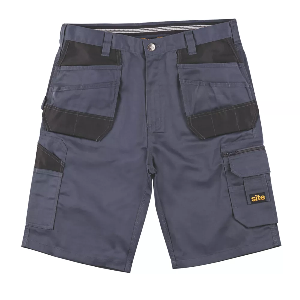 Site Jackal Multi-Pocket Shorts Grey / Black 38" W 3 Site Jackal Multi-Pocket Shorts Grey / Black 38" W