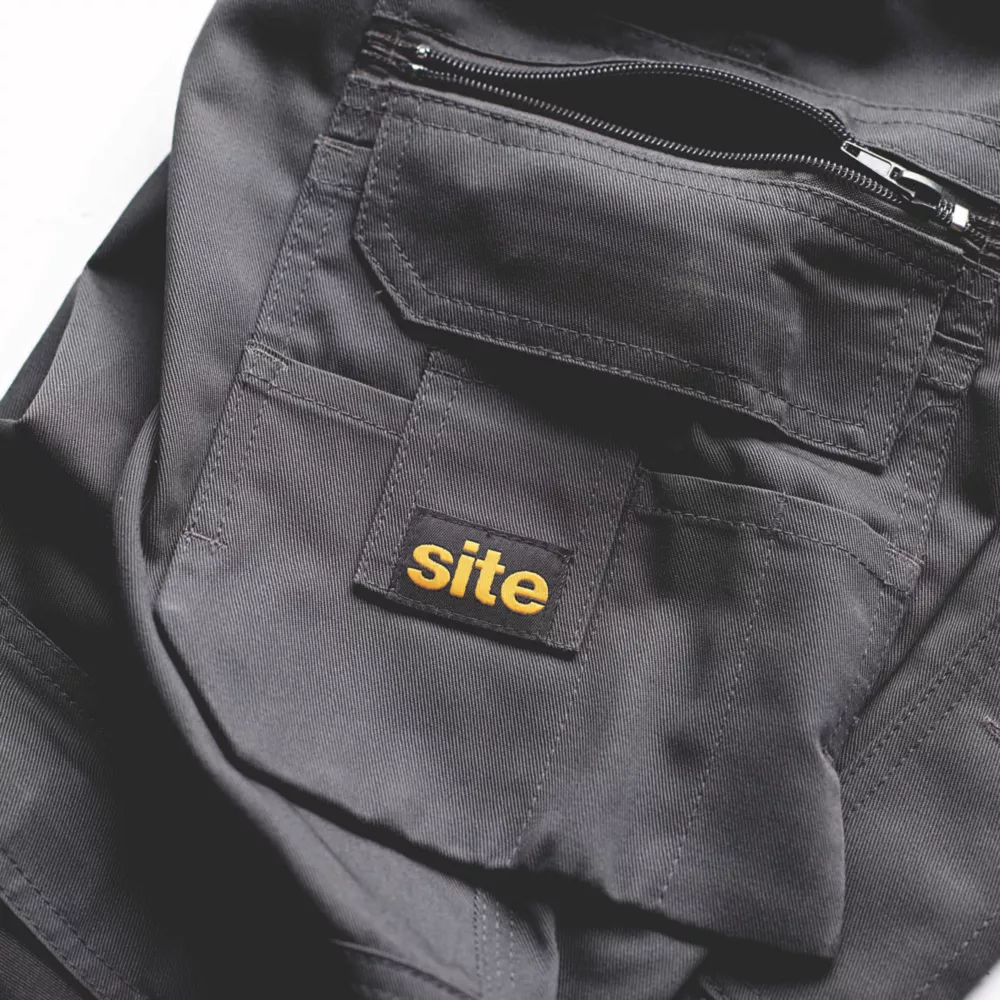 Site Jackal Work Trousers Grey / Black 36" W 32" L 6 Site Jackal Work Trousers Grey / Black 36" W 32" L - Image 4
