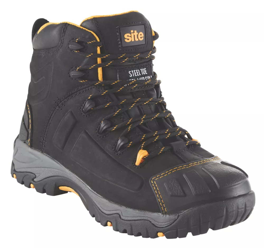 Site Fortress Safety Boots Black Size 9 3 Site Fortress Safety Boots Black Size 9