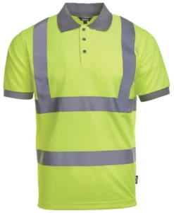 Site Hi-Vis Polo Shirt Yellow XX Large 49 1/2" Chest