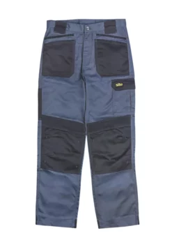 Site Harrier Work Trousers Grey / Black 32" W 32" L