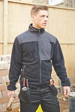 Site Teak Fleece Jacket Black Medium 38-40" Chest -Home Tools Sales 2024 8570H A4