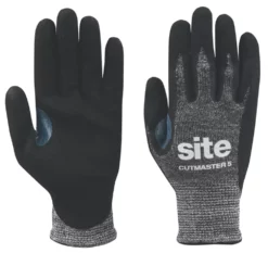 Site Cutmaster Gloves Black Large