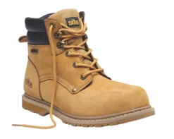 Site Savannah Safety Boots Tan Size 7