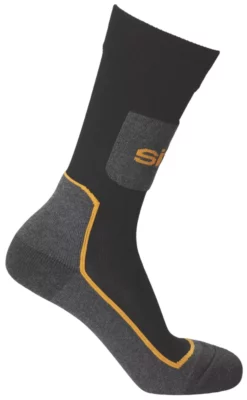 Site Comfort Work Socks Black / Grey Size 3-7 3 Pairs