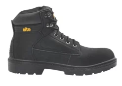Site Marble Safety Boots Black Size 8 -Home Tools Sales 2024 9659H A3