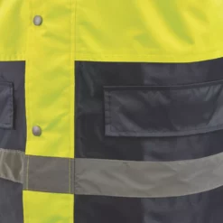 Site Shackley Hi-Vis Traffic Jacket Yellow/Navy XX Large 60" Chest -Home Tools Sales 2024 967XR A7